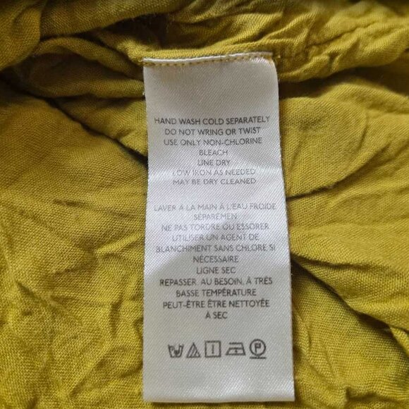 L By Anthropologie The Somerset printed maxi dress yellow embroidered flowers 3 - Picture 8 of 12